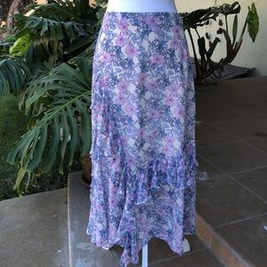 Vince Camuto Floral Skirt - Size 4